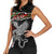 Eagle Snake Mexico Women Sleeveless Polo Shirt Aztec Sun Stone