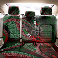 Mexico Aztec Eagle Flag Back Car Seat Cover Tribal Warrior Art