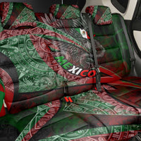 Mexico Aztec Eagle Flag Back Car Seat Cover Tribal Warrior Art