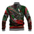 Mexico Aztec Eagle Flag Baseball Jacket Tribal Warrior Art