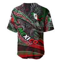 Mexico Aztec Eagle Flag Baseball Jersey Tribal Warrior Art