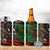 Mexico Aztec Eagle Flag 4 in 1 Can Cooler Tumbler Tribal Warrior Art