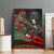 Mexico Aztec Eagle Flag Canvas Wall Art Tribal Warrior Art