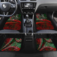 Mexico Aztec Eagle Flag Car Mats Tribal Warrior Art