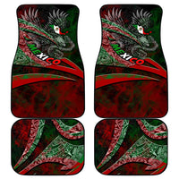 Mexico Aztec Eagle Flag Car Mats Tribal Warrior Art