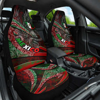 Mexico Aztec Eagle Flag Car Seat Cover Tribal Warrior Art