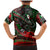 Mexico Aztec Eagle Flag Family Matching Mermaid Dress and Hawaiian Shirt Tribal Warrior Art