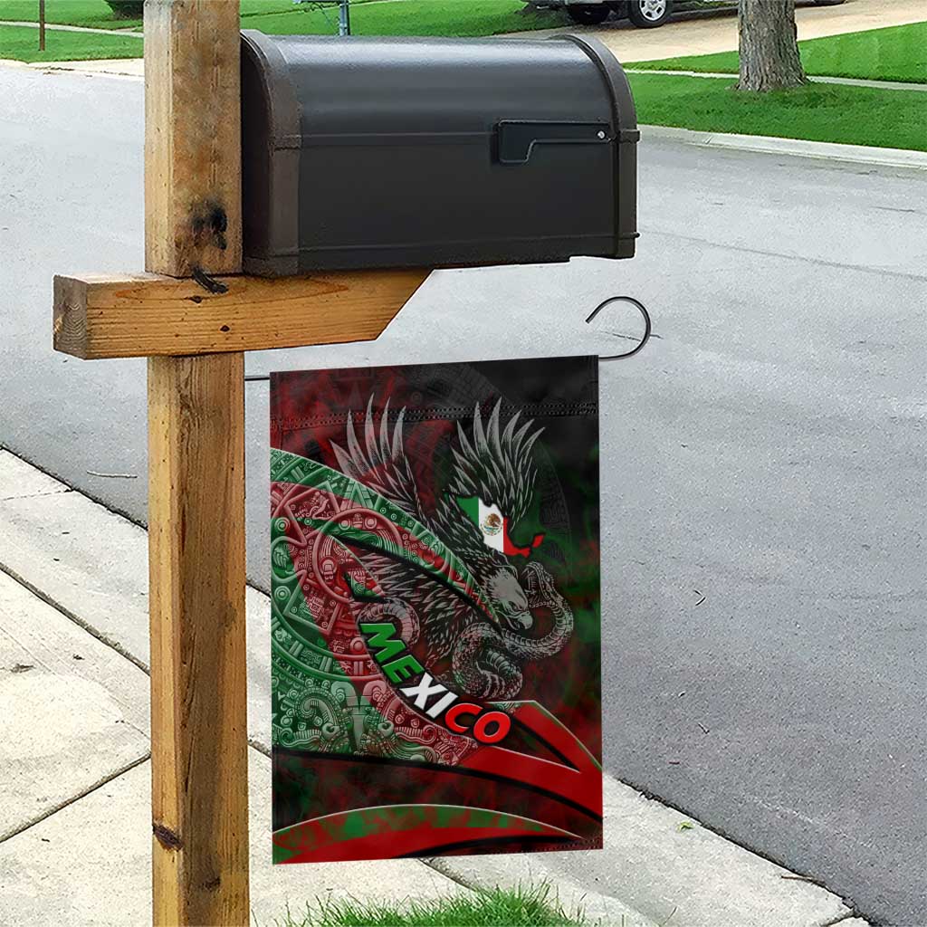 Mexico Aztec Eagle Flag Garden Flag Tribal Warrior Art