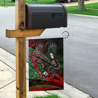 Mexico Aztec Eagle Flag Garden Flag Tribal Warrior Art