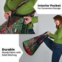 Mexico Aztec Eagle Flag Grocery Bag Tribal Warrior Art