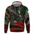 Mexico Aztec Eagle Flag Hoodie Tribal Warrior Art