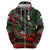 Mexico Aztec Eagle Flag Hoodie Tribal Warrior Art