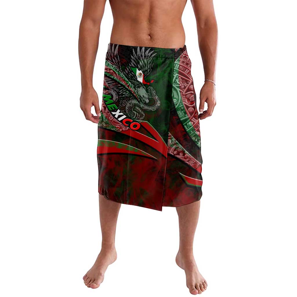 Mexico Aztec Eagle Flag Lavalava Tribal Warrior Art