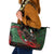 Mexico Aztec Eagle Flag Leather Tote Bag Tribal Warrior Art