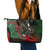 Mexico Aztec Eagle Flag Leather Tote Bag Tribal Warrior Art