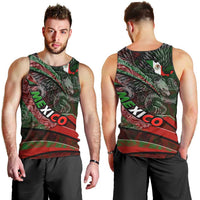Mexico Aztec Eagle Flag Men Tank Top Tribal Warrior Art