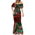 Mexico Aztec Eagle Flag Mermaid Dress Tribal Warrior Art