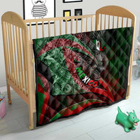 Mexico Aztec Eagle Flag Quilt Tribal Warrior Art