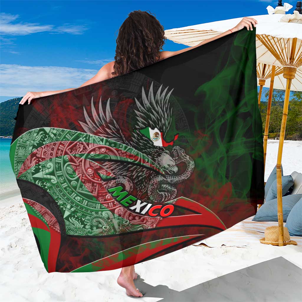 Mexico Aztec Eagle Flag Sarong Tribal Warrior Art