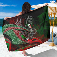 Mexico Aztec Eagle Flag Sarong Tribal Warrior Art