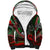 Mexico Aztec Eagle Flag Sherpa Hoodie Tribal Warrior Art