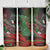 Mexico Aztec Eagle Flag Skinny Tumbler Tribal Warrior Art