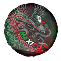 Mexico Aztec Eagle Flag Spare Tire Cover Tribal Warrior Art