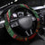 Mexico Aztec Eagle Flag Steering Wheel Cover Tribal Warrior Art