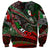 Mexico Aztec Eagle Flag Sweatshirt Tribal Warrior Art
