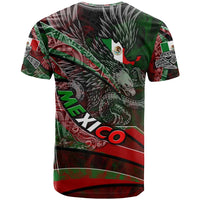 Mexico Aztec Eagle Flag T Shirt Tribal Warrior Art
