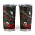 Mexico Aztec Eagle Flag Tumbler Cup Tribal Warrior Art