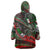 Mexico Aztec Eagle Flag Wearable Blanket Hoodie Tribal Warrior Art