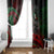 Mexico Aztec Eagle Flag Window Curtain Tribal Warrior Art