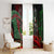 Mexico Aztec Eagle Flag Window Curtain Tribal Warrior Art