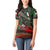 Mexico Aztec Eagle Flag Women Polo Shirt Tribal Warrior Art
