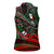 Mexico Aztec Eagle Flag Women Sleeveless Polo Shirt Tribal Warrior Art