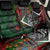 Mexico Quetzalcoatl Aztec Calendar Back Car Seat Cover Tribal Warrior Art with Eagle and Serpent
