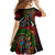 Mexico Quetzalcoatl Aztec Calendar Family Matching Long Sleeve Bodycon Dress and Hawaiian Shirt Tribal Warrior Art with Eagle and Serpent