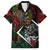 Mexico Quetzalcoatl Aztec Calendar Family Matching Off Shoulder Short Dress and Hawaiian Shirt Tribal Warrior Art with Eagle and Serpent