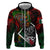 Mexico Quetzalcoatl Aztec Calendar Hoodie Tribal Warrior Art with Eagle and Serpent