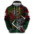 Mexico Quetzalcoatl Aztec Calendar Hoodie Tribal Warrior Art with Eagle and Serpent