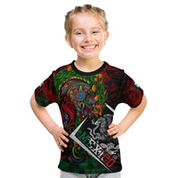 Mexico Quetzalcoatl Aztec Calendar Kid T Shirt Tribal Warrior Art with Eagle and Serpent
