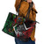 Mexico Quetzalcoatl Aztec Calendar Leather Tote Bag Tribal Warrior Art with Eagle and Serpent
