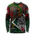 Mexico Quetzalcoatl Aztec Calendar Long Sleeve Shirt Tribal Warrior Art with Eagle and Serpent