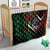 Mexico Quetzalcoatl Aztec Calendar Quilt Tribal Warrior Art with Eagle and Serpent