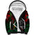 Mexico Quetzalcoatl Aztec Calendar Sherpa Hoodie Tribal Warrior Art with Eagle and Serpent