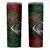 Mexico Quetzalcoatl Aztec Calendar Skinny Tumbler Tribal Warrior Art with Eagle and Serpent