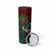 Mexico Quetzalcoatl Aztec Calendar Skinny Tumbler Tribal Warrior Art with Eagle and Serpent