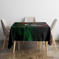 Mexico Quetzalcoatl Aztec Calendar Tablecloth Tribal Warrior Art with Eagle and Serpent