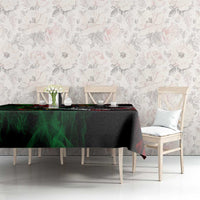 Mexico Quetzalcoatl Aztec Calendar Tablecloth Tribal Warrior Art with Eagle and Serpent